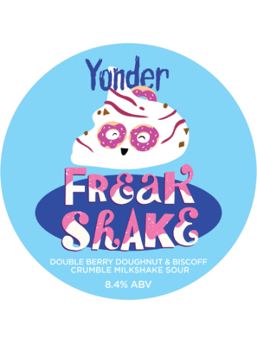 Yonder - Freak Shake - Double Berry Doughnut & Biscoff Crumble